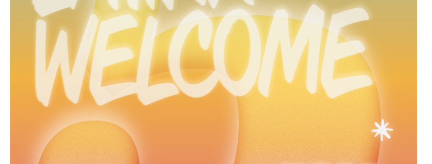 Colorful promotional graphic for the UCLA Latinx Success Center’s 5th Annual Latinx Welcome, taking place in Fall 2026. The design features a blue, yellow, orange, and pink gradient background with large white text reading “Latinx Welcome.” At the bottom, text highlights “Music ~ Community ~ Food ~ Resources.”