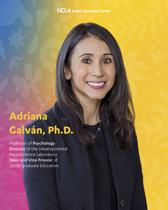 Adriana Galván, Ph.D., Dean and Vice Provost of Undergraduate Education